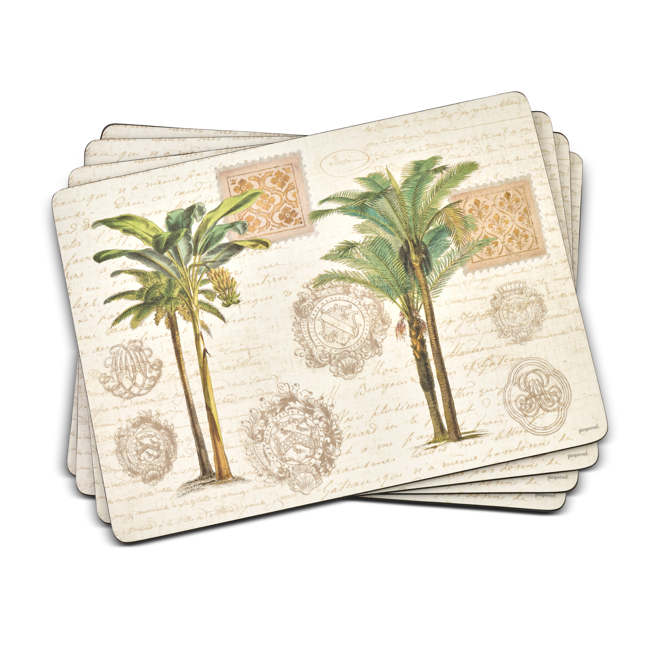 Pimpernel Vintage Palm Study Placemats Set of 4 image number null