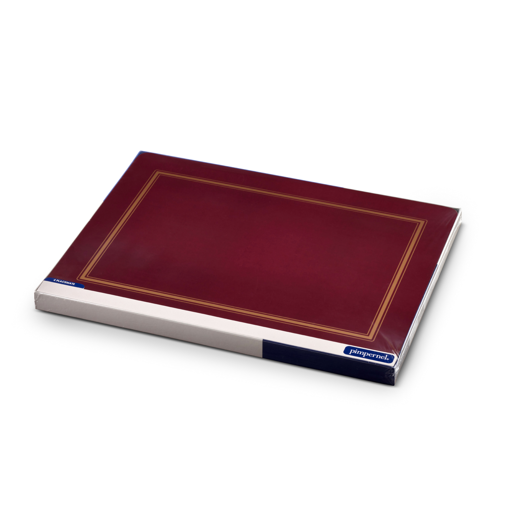 Classic Burgundy Placemats Set of 4 image number null