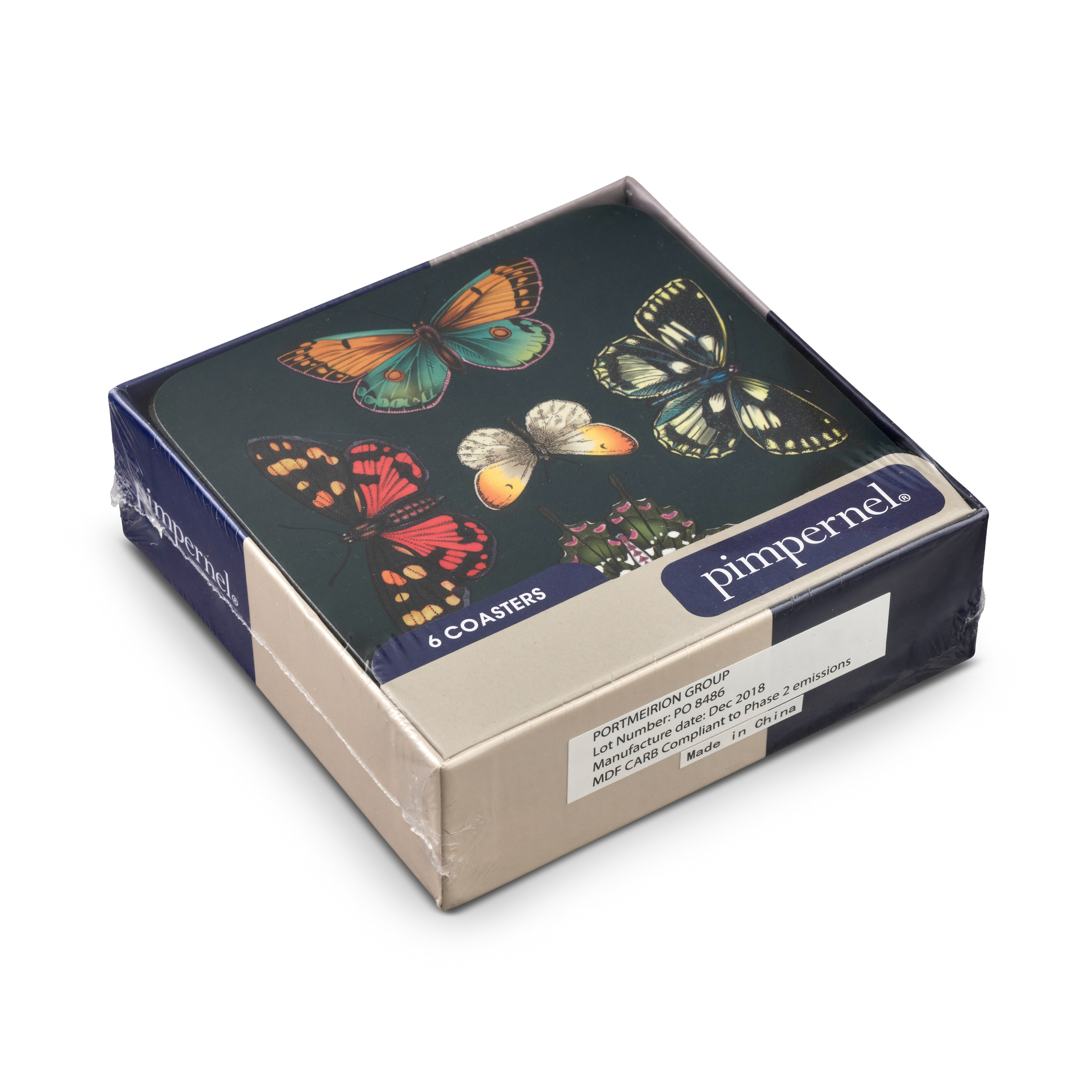 Pimpernel Botanic Garden Harmony Coasters Set of 6 PimpernelInternational