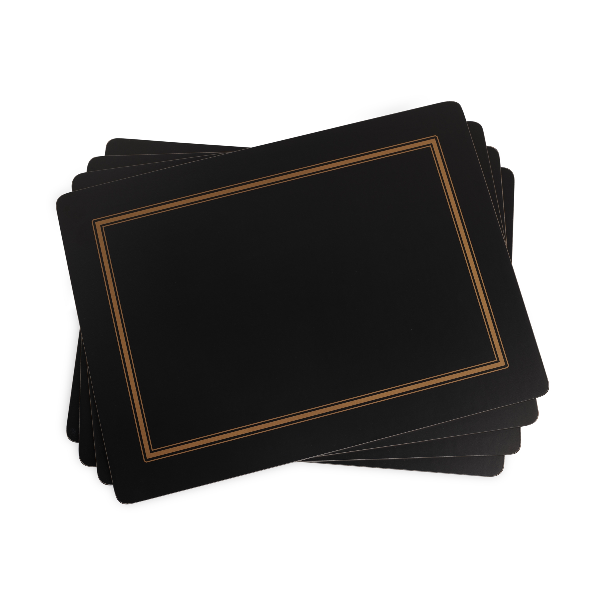 Pimpernel Classic Black Placemats Set of 4 PimpernelInternational