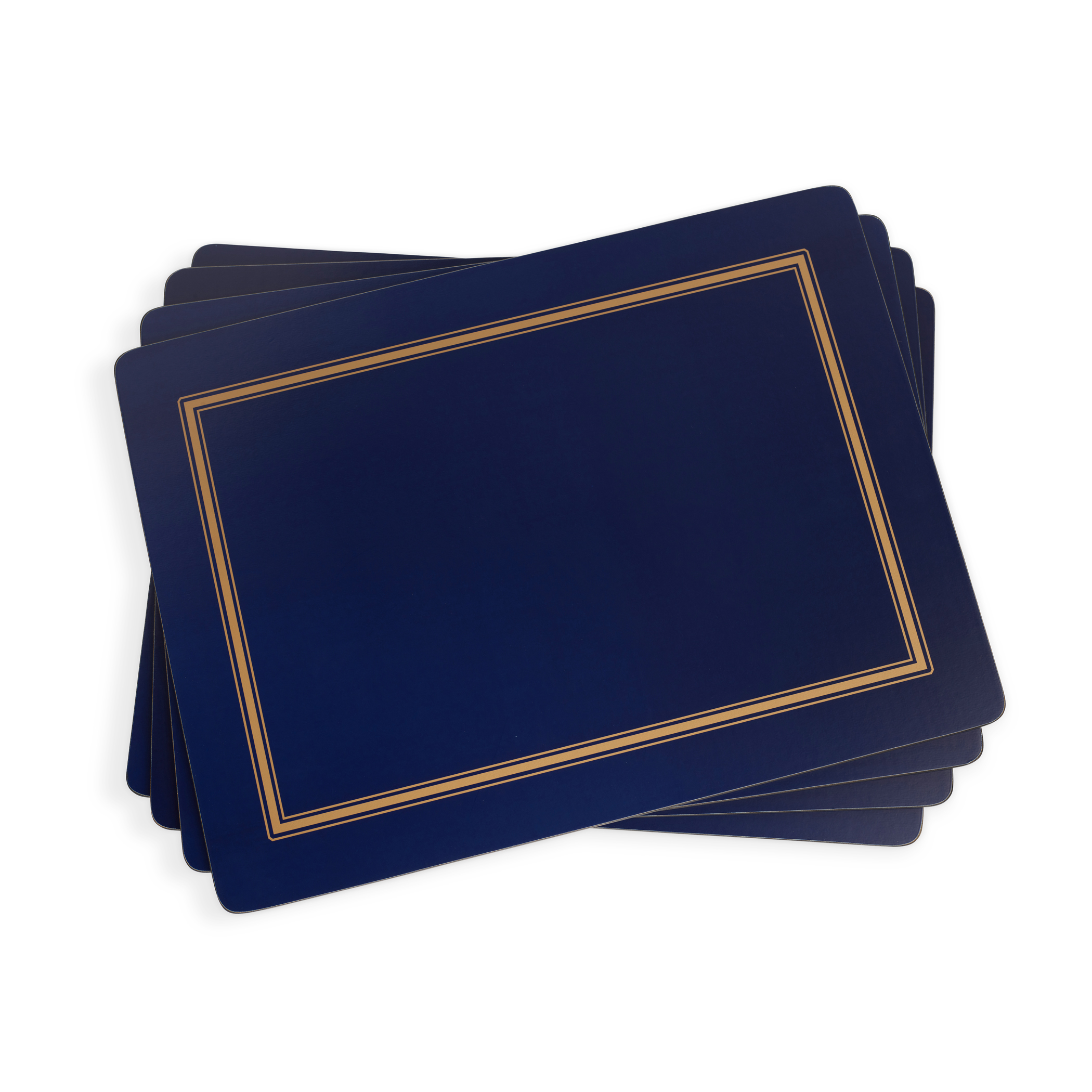 Classic Midnight Blue Placemats Set of 4 image number null