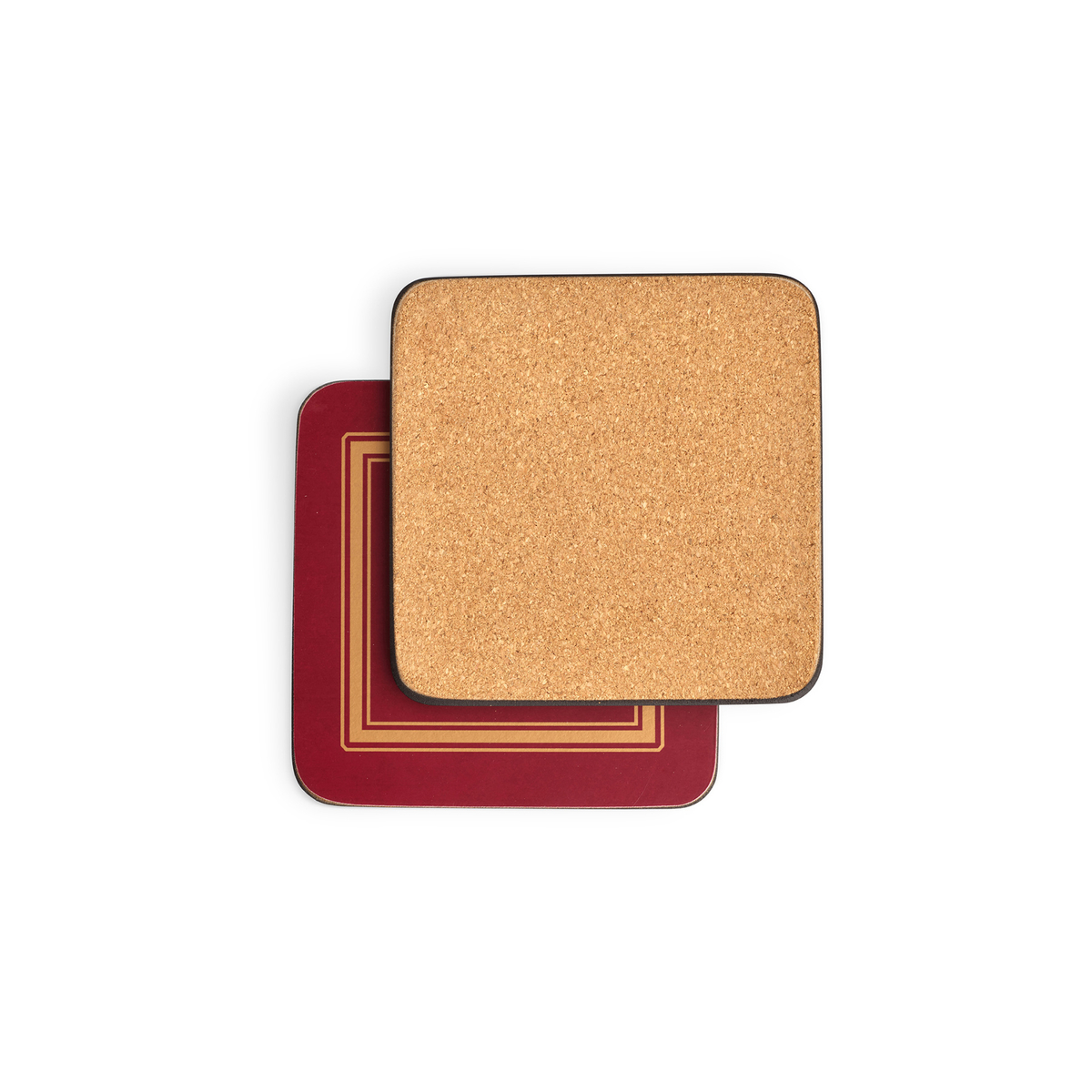 Classic Burgundy Coasters Set of 6 image number null