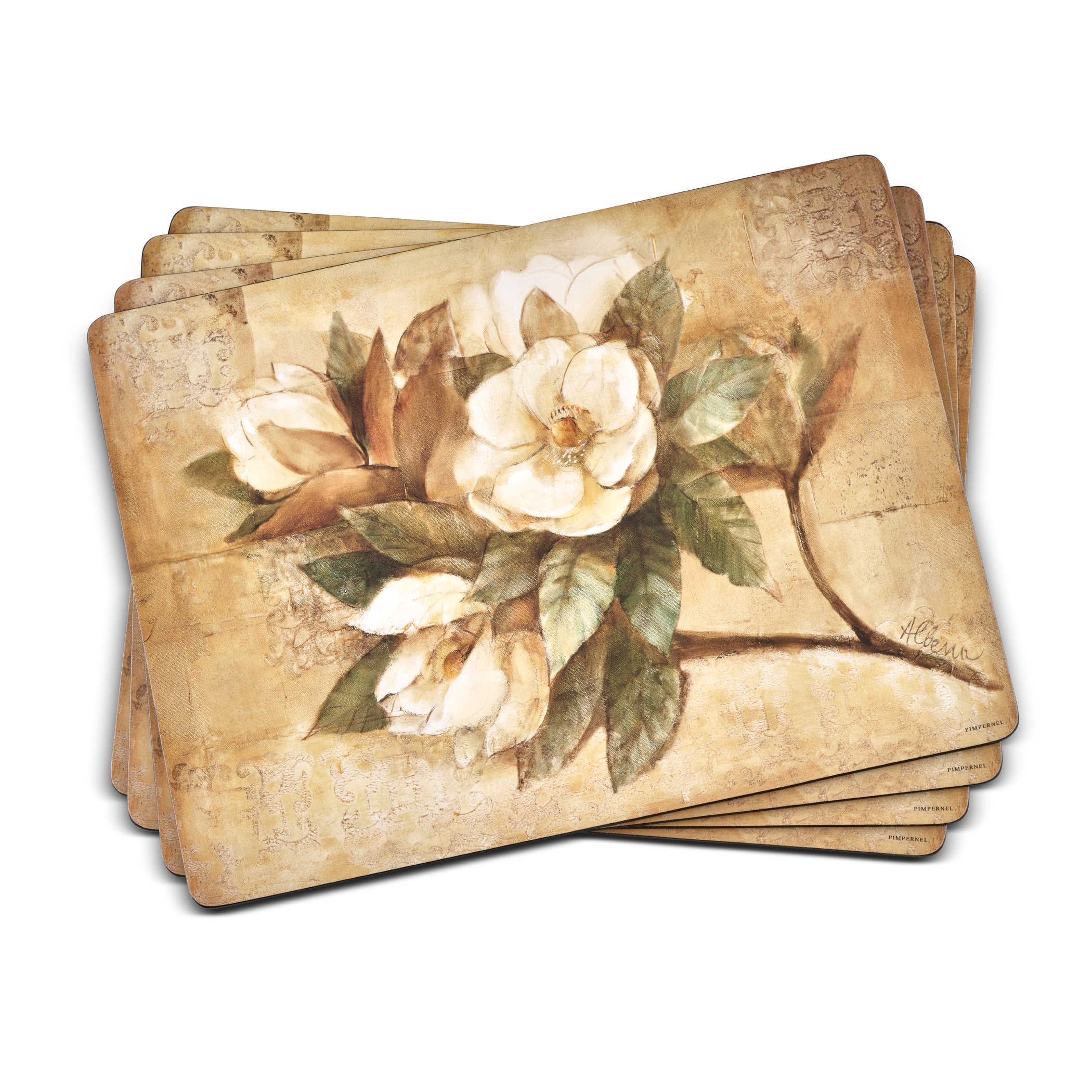 Sugar Magnolia Placemats Set of 4 image number null
