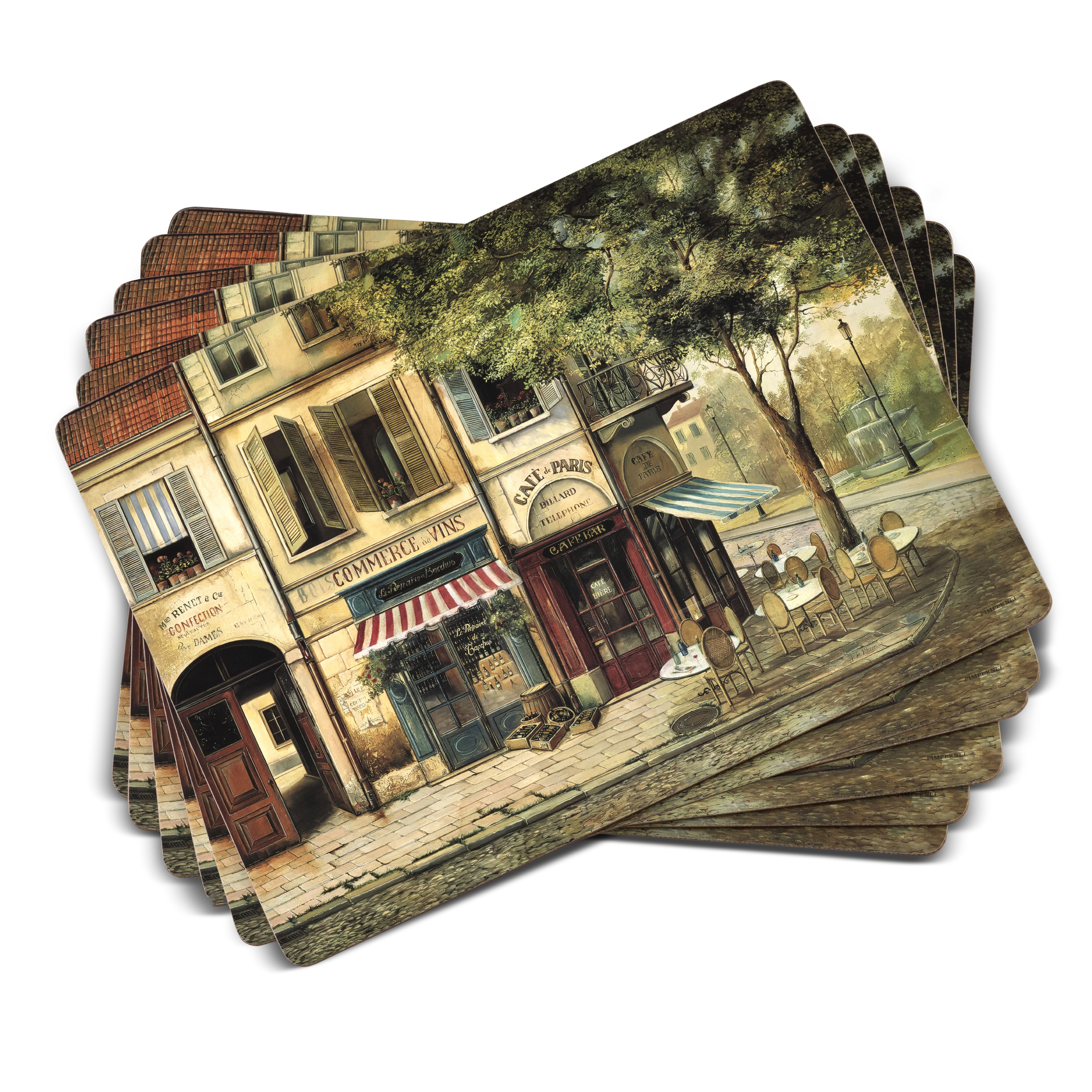 Parisian Scenes Placemats Set of 4 image number null