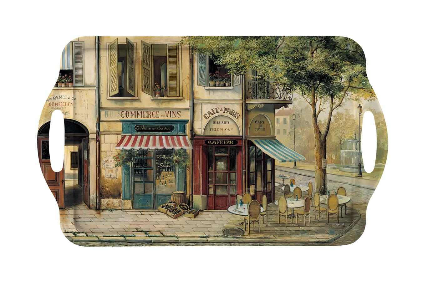 Pimpernel Parisian Scenes Large Melamine Handled Tray