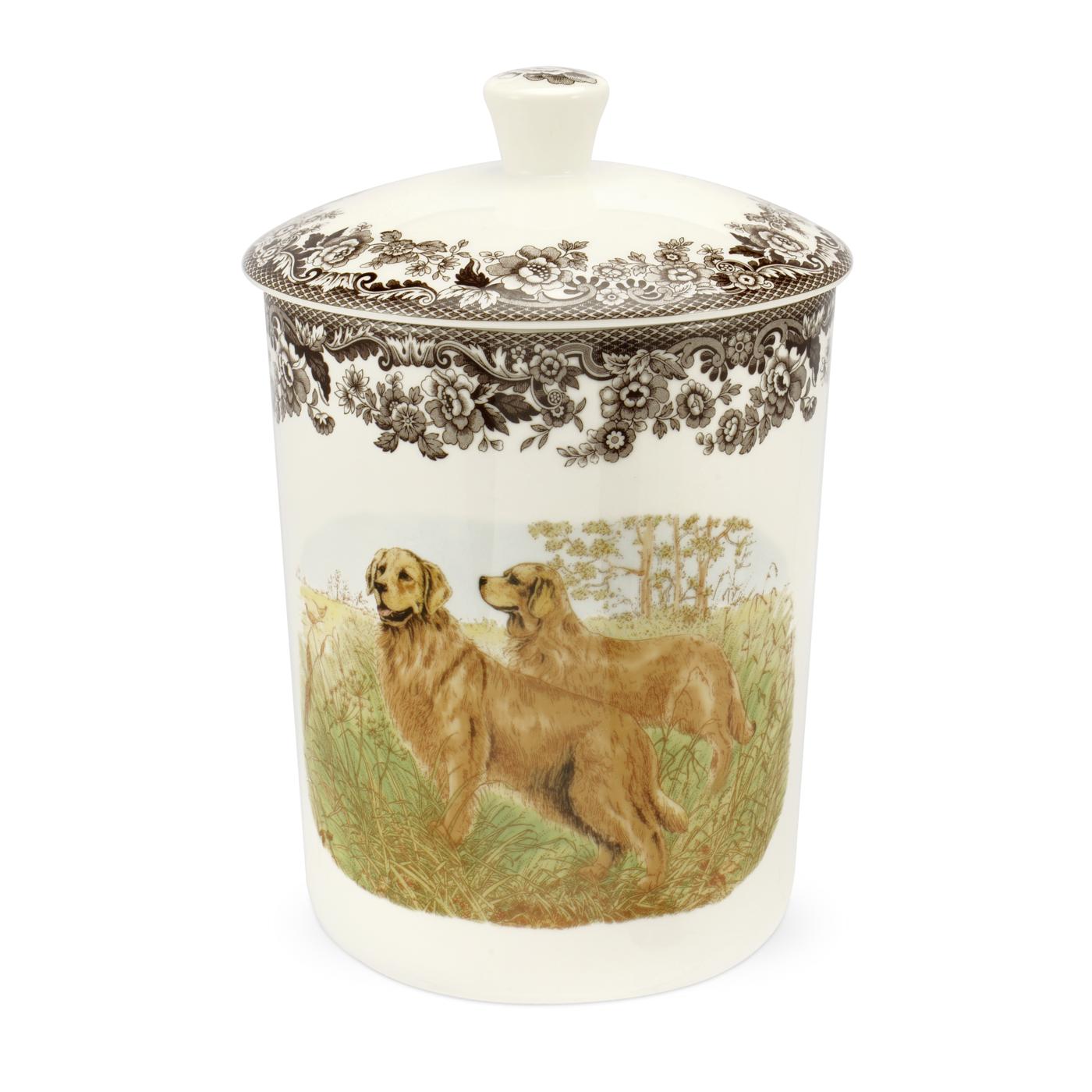 Woodland Medium Canister 8 Inch (Golden Retriever) image number null