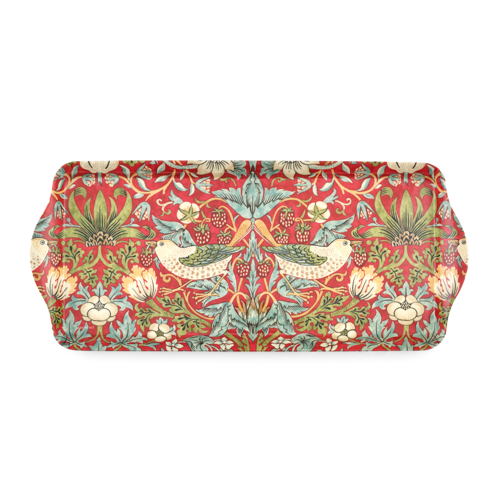 Morris And Co For Pimpernel Strawberry Thief Red Melamine Sandwich Tray Pimpernelinternational Morris And Co For Pimpernel Strawberry Thief Red Melamine Sandwich Tray Pimpernelinternational